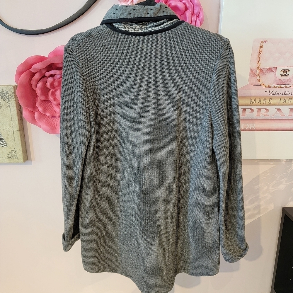 Jaskar Multi Pattern Grey Cardigan - Picture 2 of 8